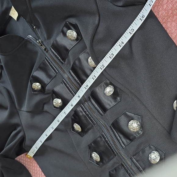 Women Victorian Gothic Steampunk Ringmaster Jacket Military Blazer Circus - Picture 6 of 13